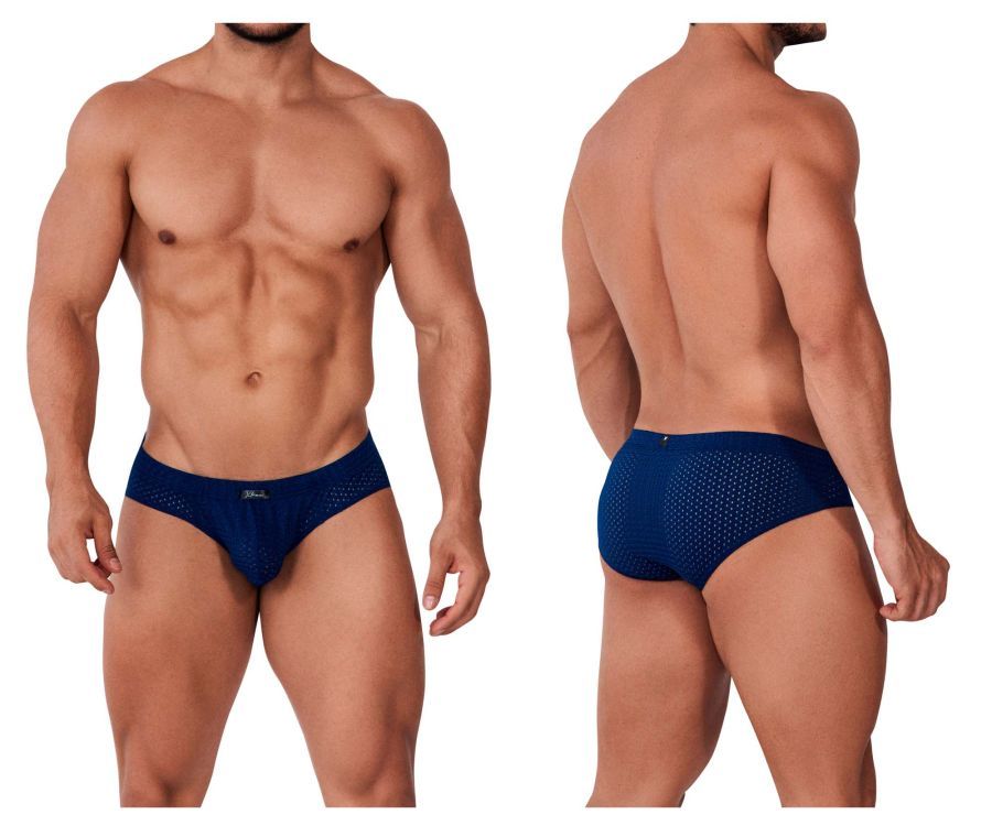  Mesh Briefs , Color: Navy, Size: S