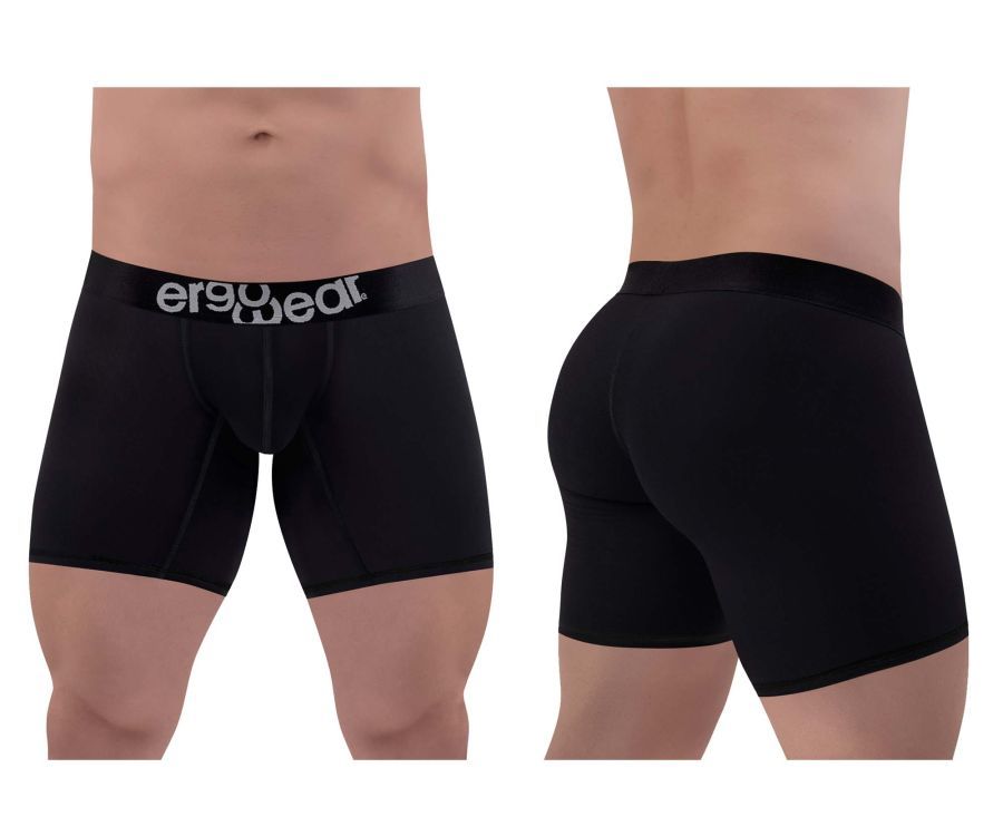 MAX COTTON Boxer Briefs , Color: Black, Size: S