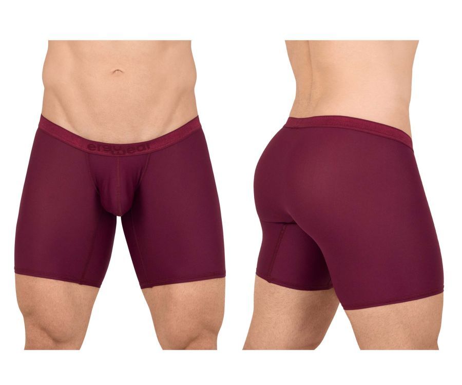  SLK Boxer Briefs , Color: Burgundy, Size: S