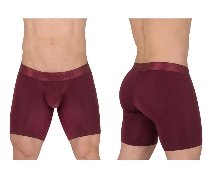  MAX XX Boxer Briefs , Color: Burgundy, Size: L