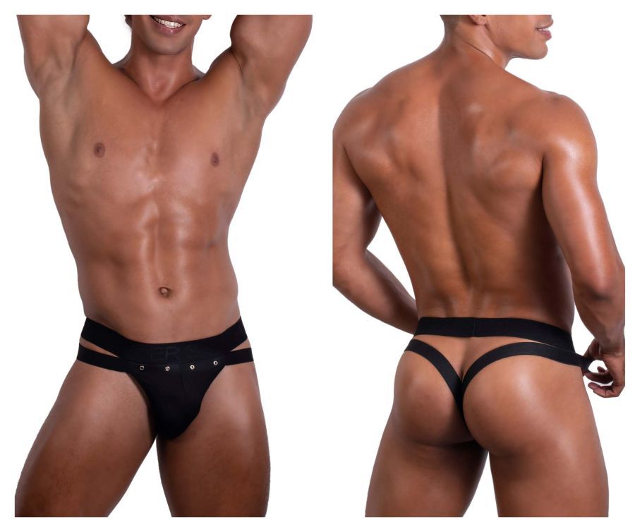  Jock-Thong , Color: Black, Size: S