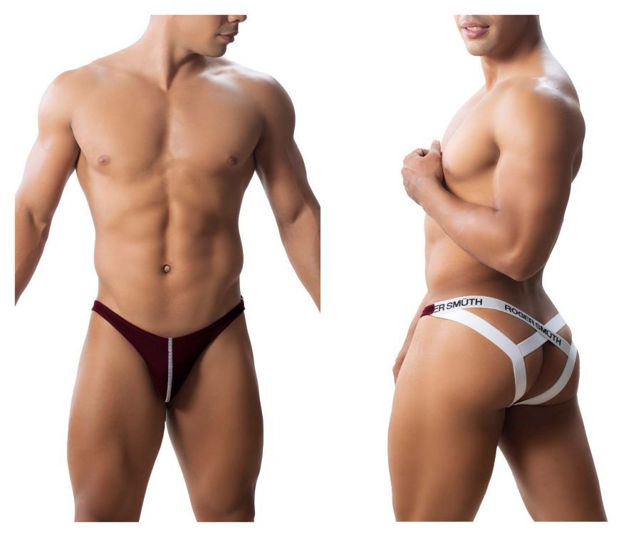  Jockstrap , Color: Burgundy, Size: S