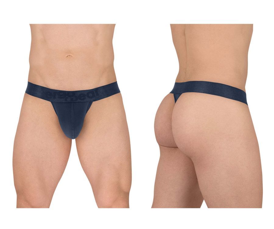  MAX XX G-String , Color: Dark Blue, Size: L