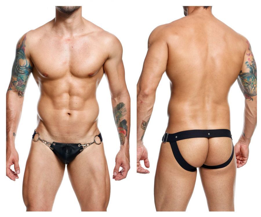  DNGEON Snap Jockstrap , Color: Black, Size: Only Size