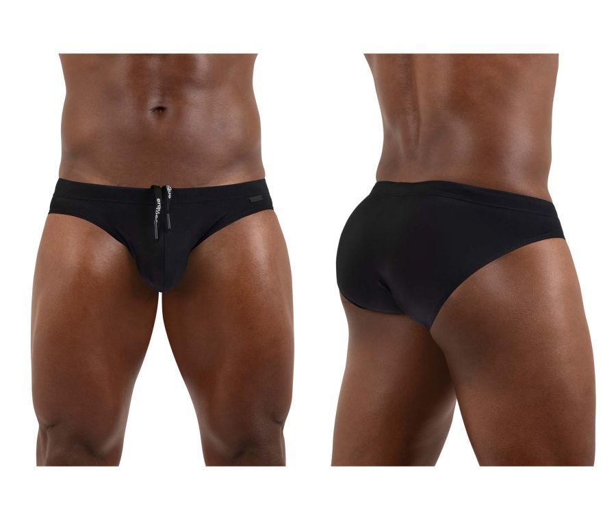  X4D SW Swim Briefs , Color: Jet Black, Size: L