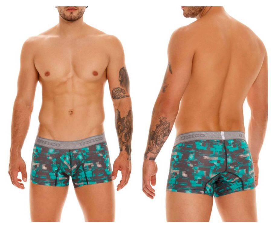  Escaque Trunks , Color: 63-Green, Size: L