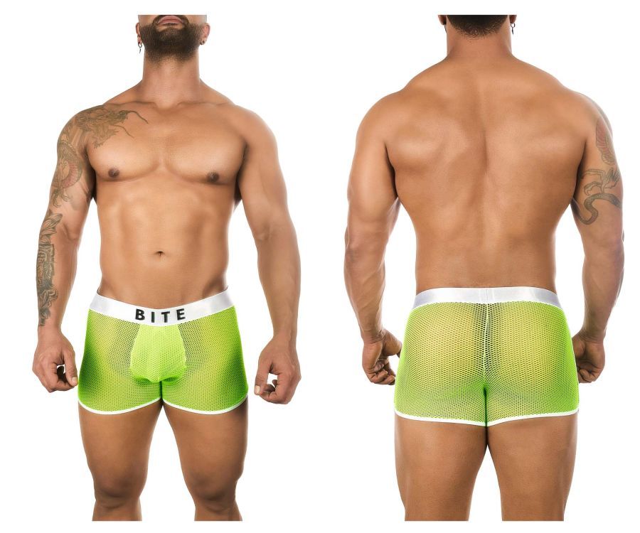  Bright Kumquat Trunks , Color: Green, Size: S
