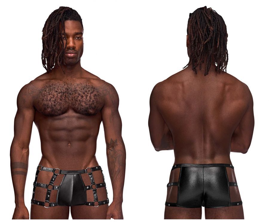  Fetish Vulcan Trunks , Color: Black, Size: S/M