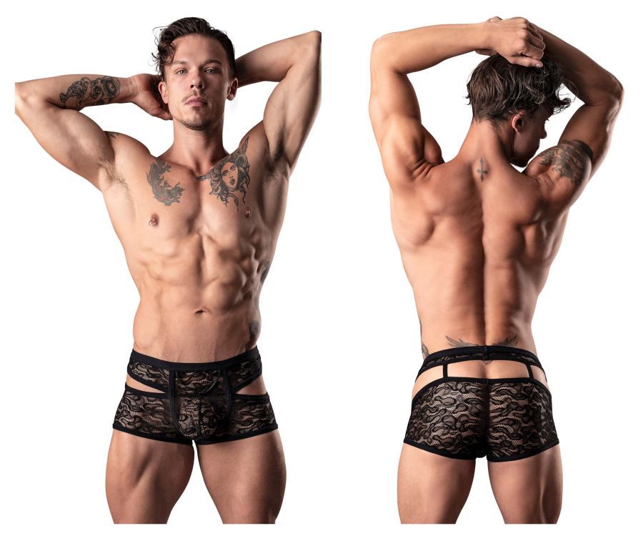  Lucifer Cut Out Short , Color: Black, Size: S