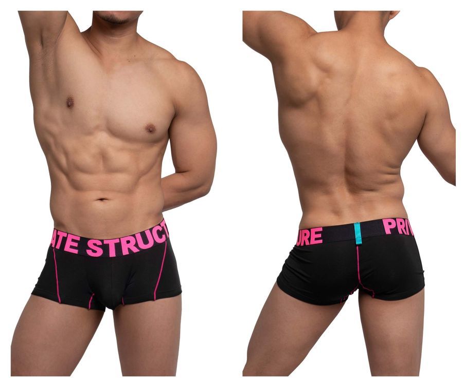  Modality Trunks , Color: Black-Magenta, Size: S