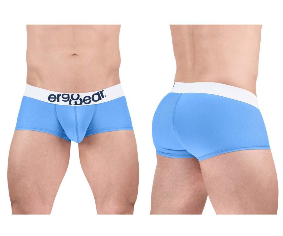  MAX COTTON Trunks , Color: Light Blue, Size: XL