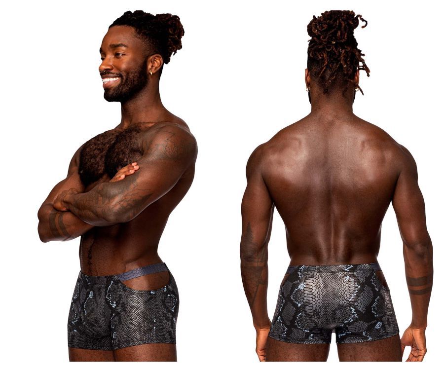  S-naked Pouch Short , Color: Black-Blue, Size: L