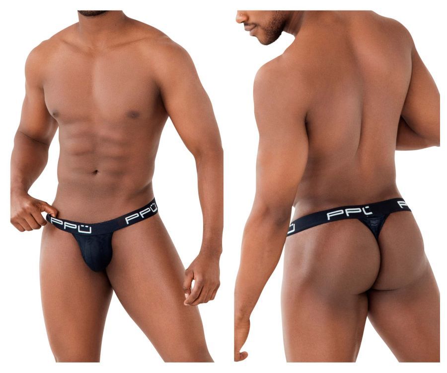  Bulge Thongs , Color: Black, Size: S