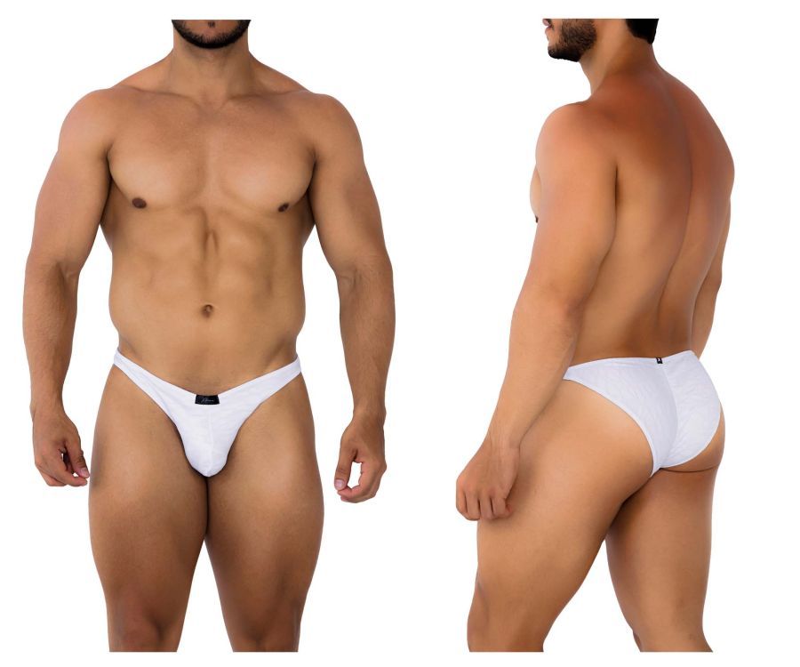  Jacquard Bikini , Color: White, Size: XL