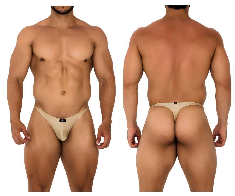 Microfiber Thongs, Size: XL, Color: Gold