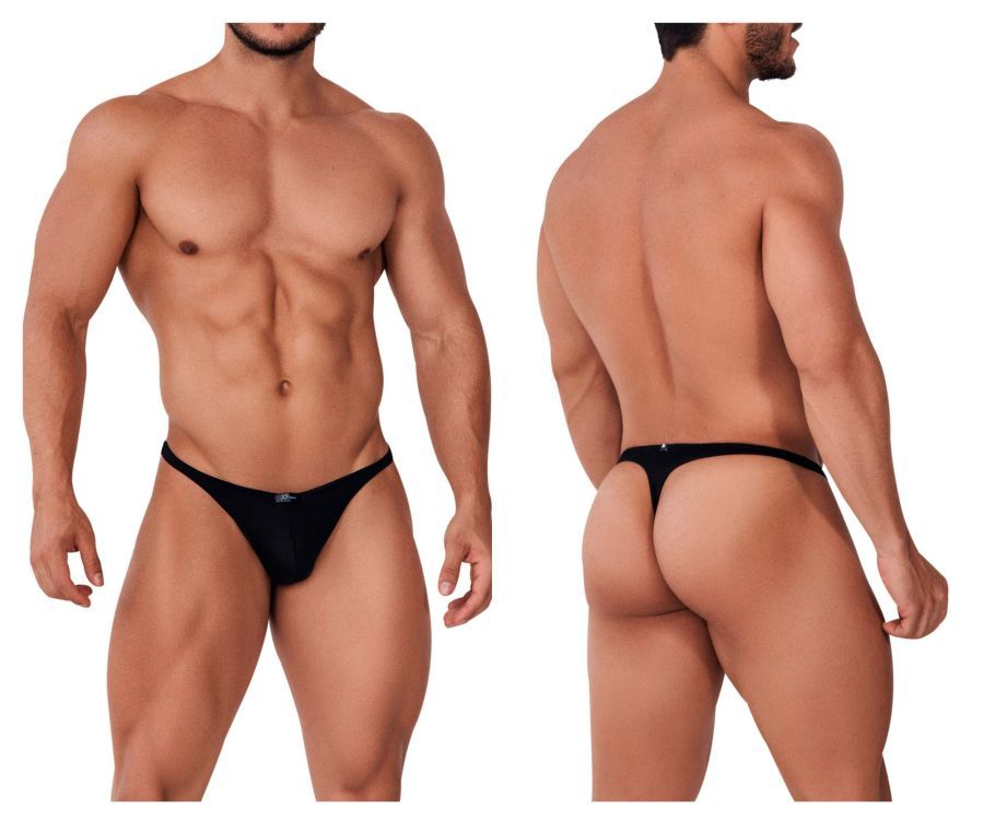  Madero Thongs , Color: Black, Size: M