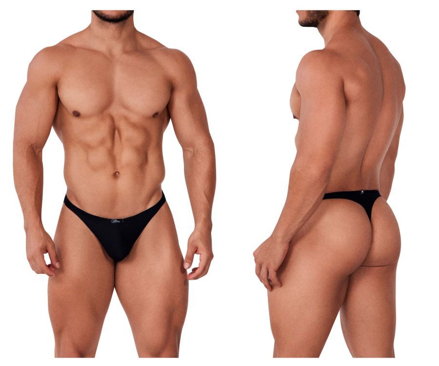  Durazno Thongs , Color: Black, Size: L