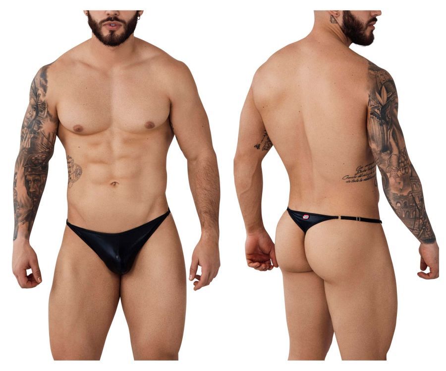 PIK 1014 Salerno Thongs , Color: Black, Size: S