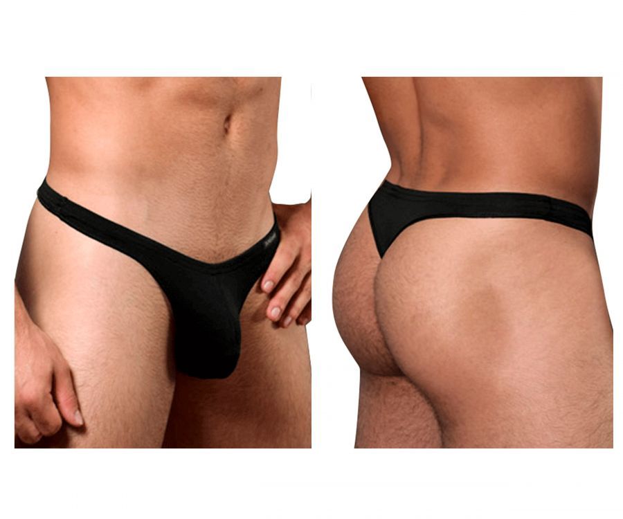  Euro Thong , Color: Black, Size: L