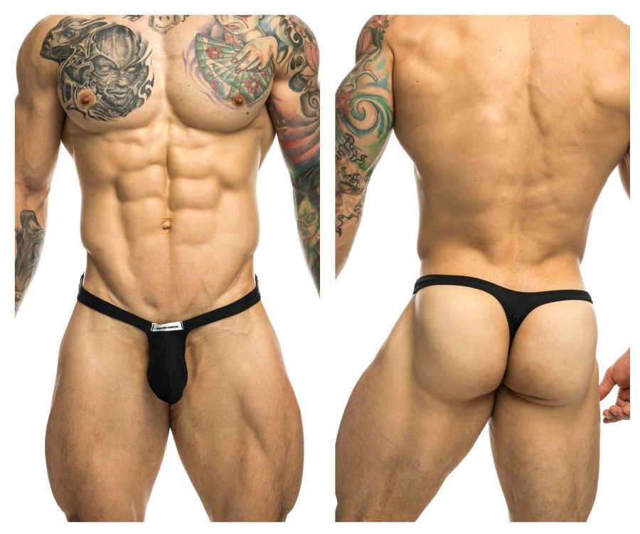  Bulge Thongs , Color: Black, Size: L