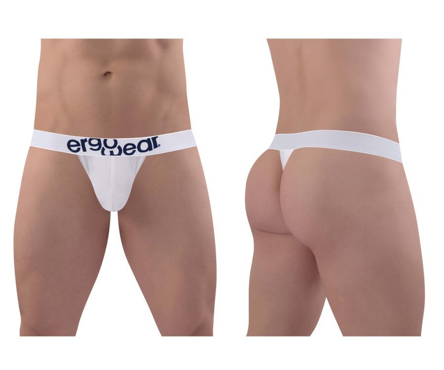  MAX COTTON Thongs , Color: White, Size: XL