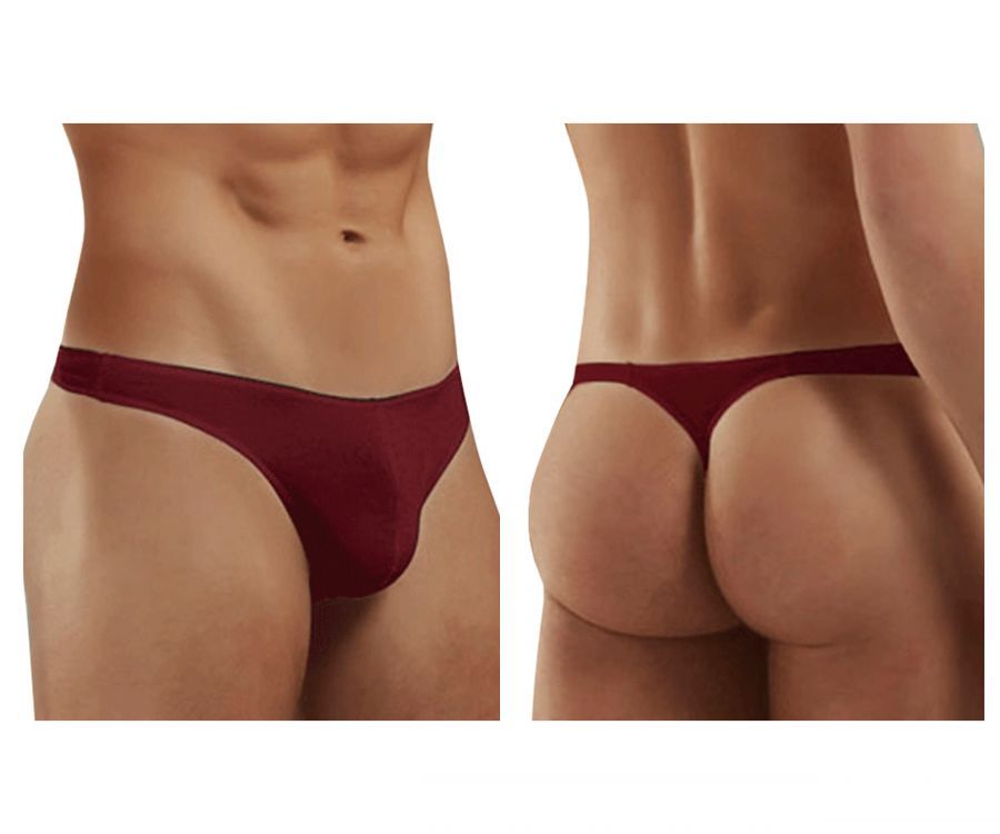 Hang-loose Thong , Color: Bordeaux, Size: L