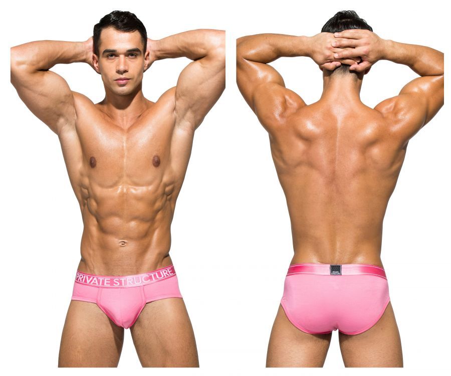  Platinum Bamboo Briefs , Color: Blush, Size: S