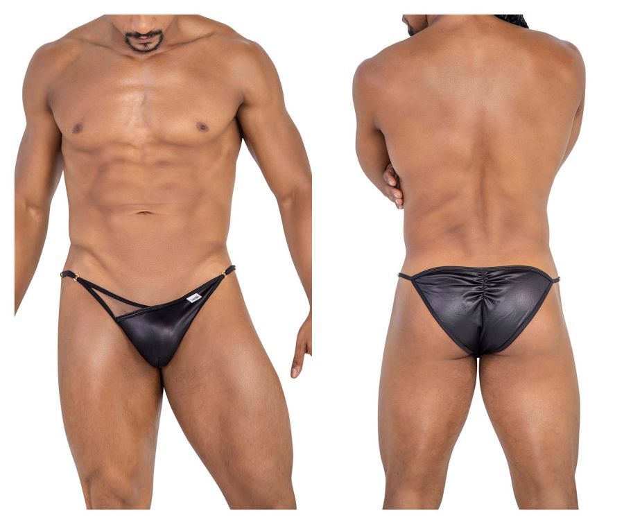  Peekaboo Bikini , Color: Black, Size: S/M