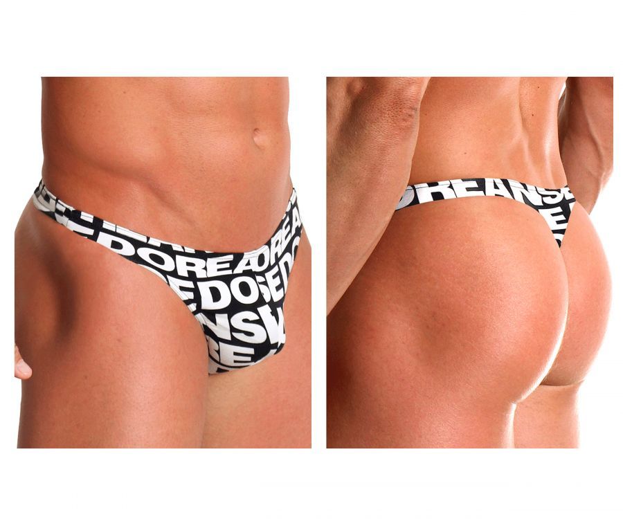  Big Logo Thong , Color: Printed, Size: M