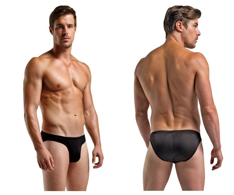  Silk Briefs , Color: Black, Size: S