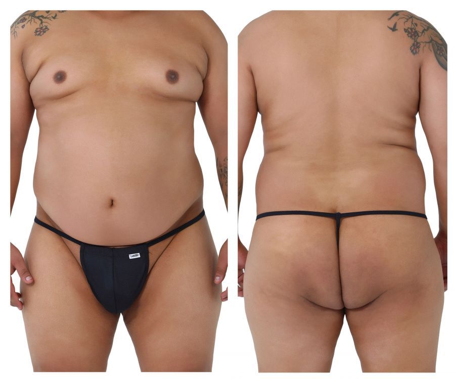  Thongs , Color: Black, Size: 1-2XL