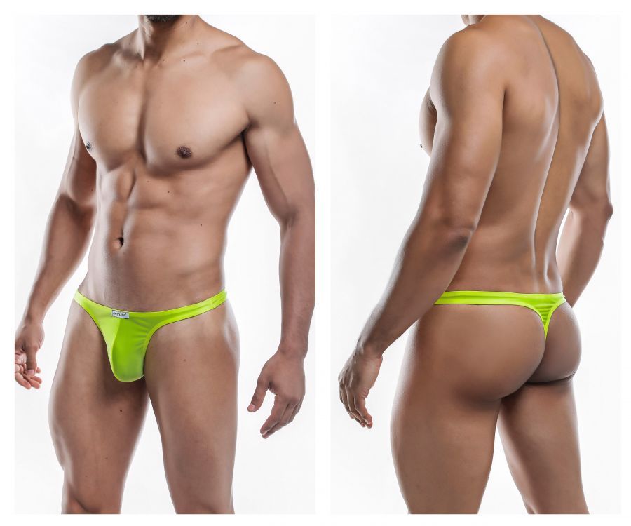  Polyester Thong , Color: Yellow-Poly, Size: M