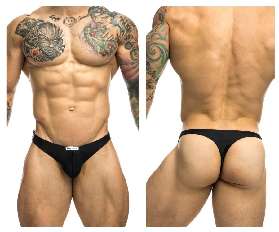  Classic Thongs , Color: Black, Size: M