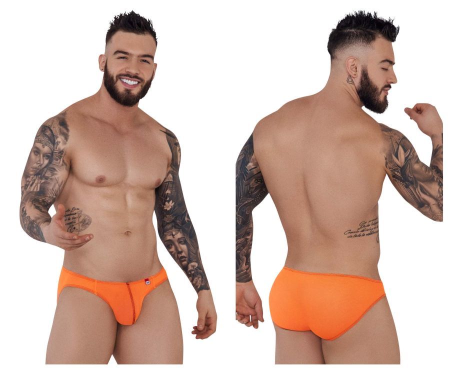 PIK 1277 Sonar Briefs , Color: Orange, Size: S