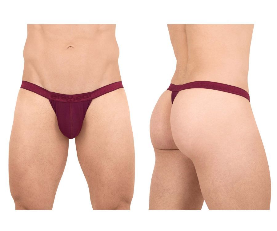  SLK Thongs , Color: Burgundy, Size: S