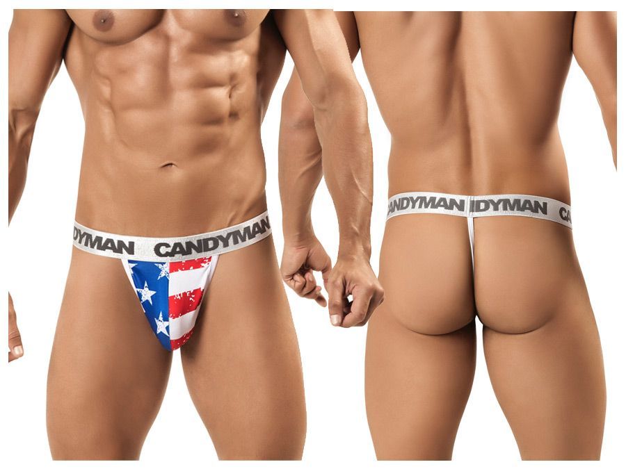  Patriotic Thong , Color: Multi-colored, Size: S