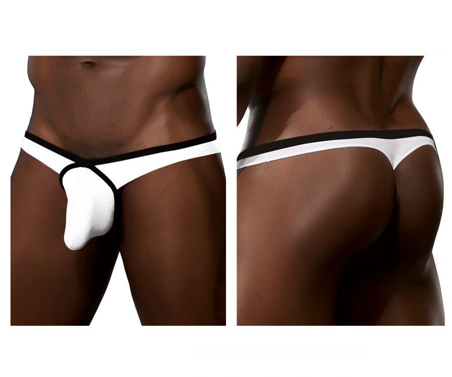  Loop Thong , Color: White, Size: S
