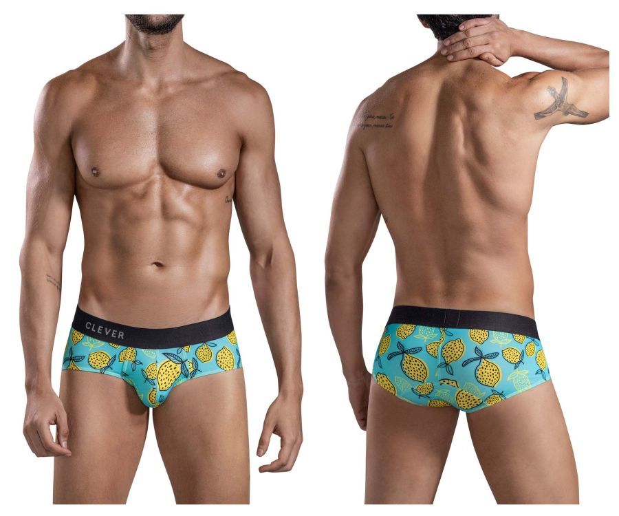  Lemons Briefs , Color: Blue, Size: S