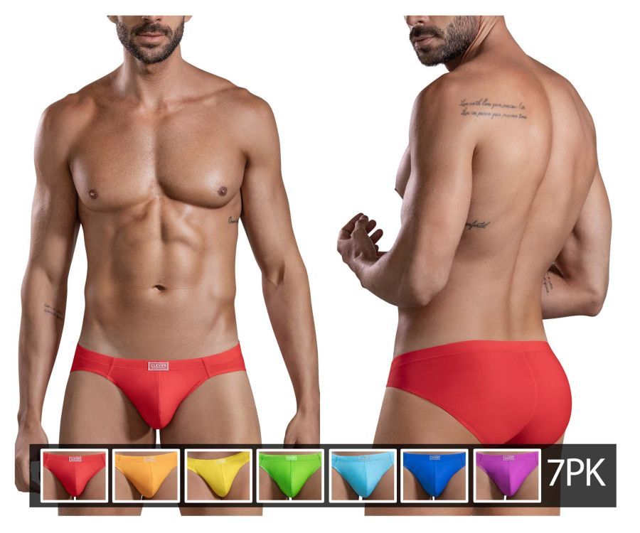  7PK Briefs , Color: Multi-colored, Size: L