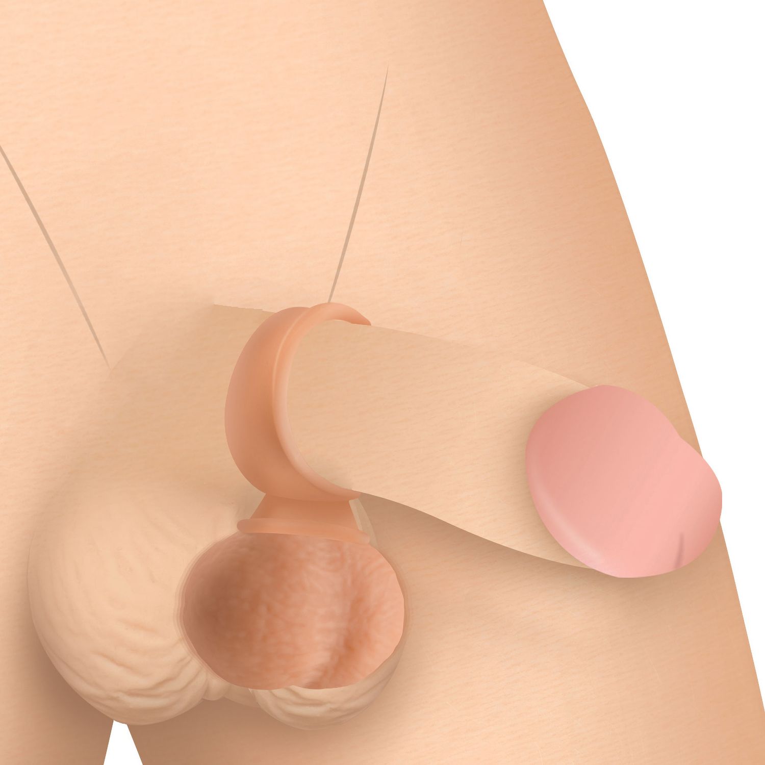 28x Vibrating Realistic Balls With Remote, Size: 35mm
