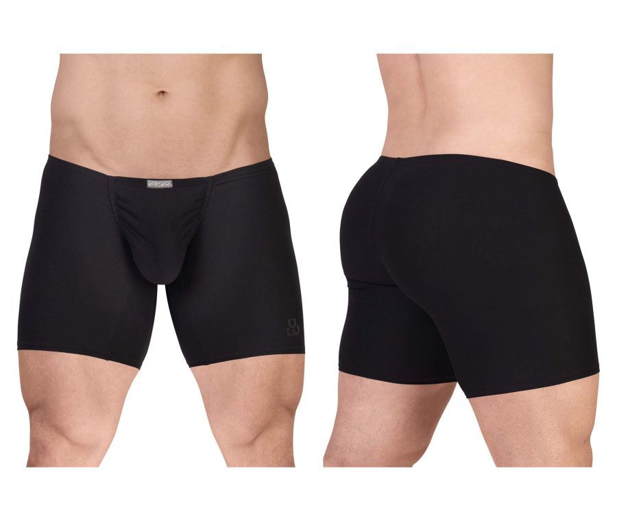  FEEL GR8 Cotton Boxer Briefs , Color: Black, Size: XL