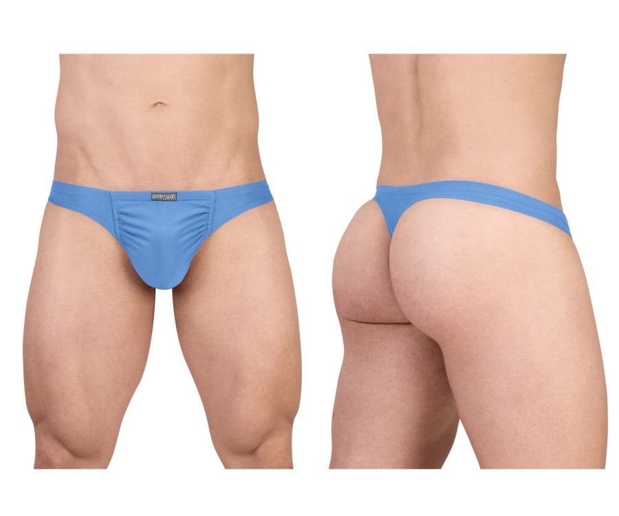  FEEL GR8 Cotton Thongs , Color: Light Blue, Size: XL