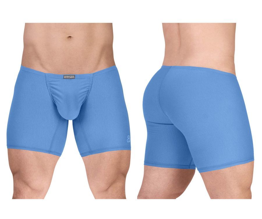  FEEL GR8 Cotton Boxer Briefs , Color: Light Blue, Size: XL
