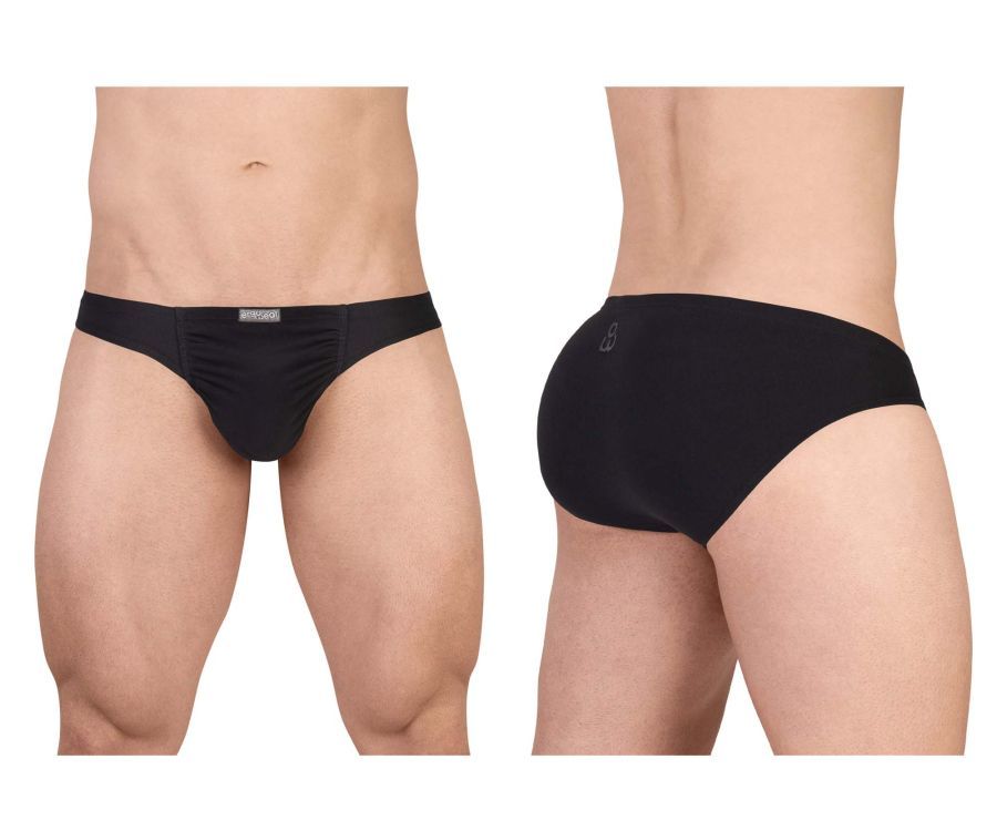  FEEL GR8 Cotton Bikini , Color: Black, Size: XL