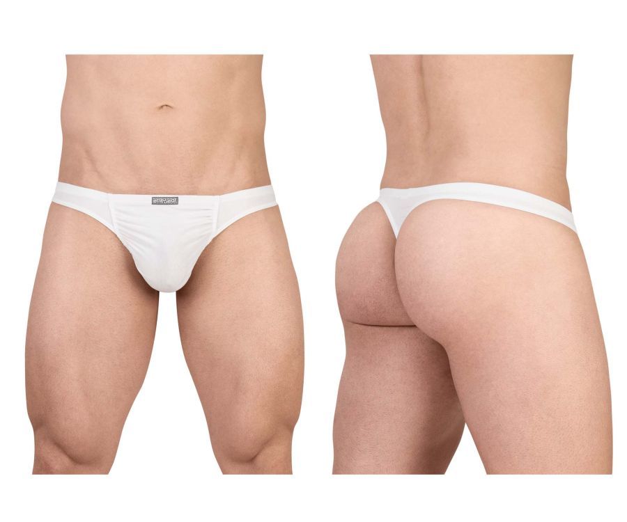  FEEL GR8 Cotton Thongs , Color: White, Size: XL