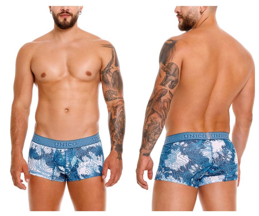  Barniz Trunks , Color: 46-Blue, Size: L