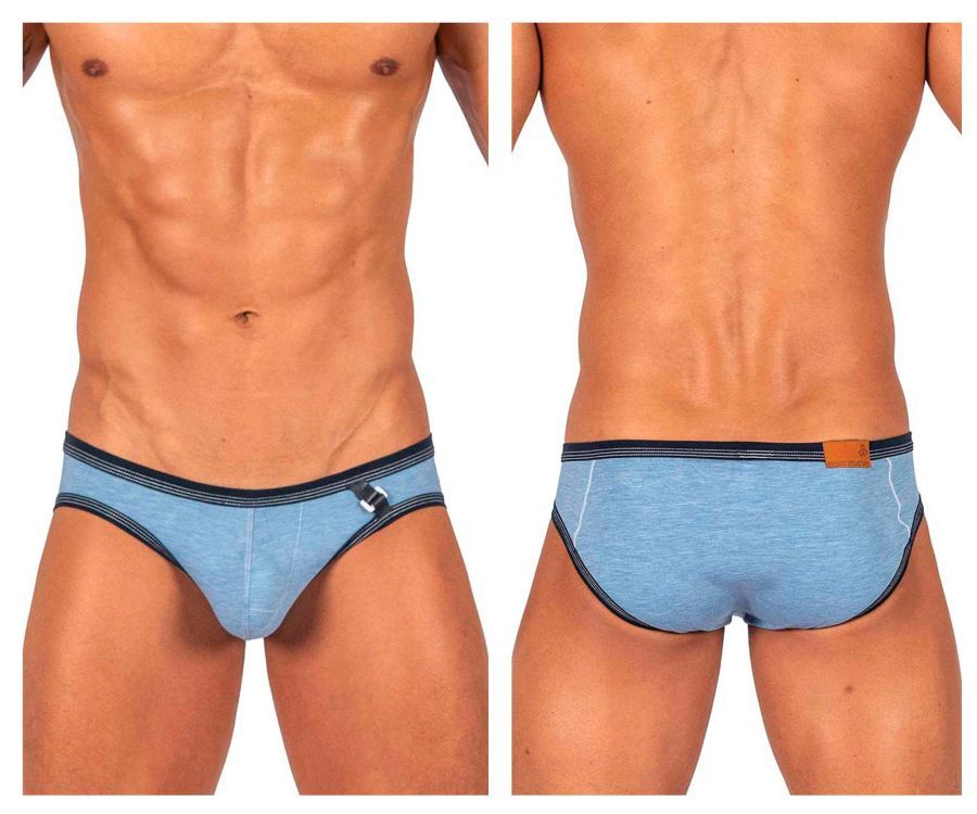  Barn Boy Low Rise Mini Brief , Color: Denim, Size: S