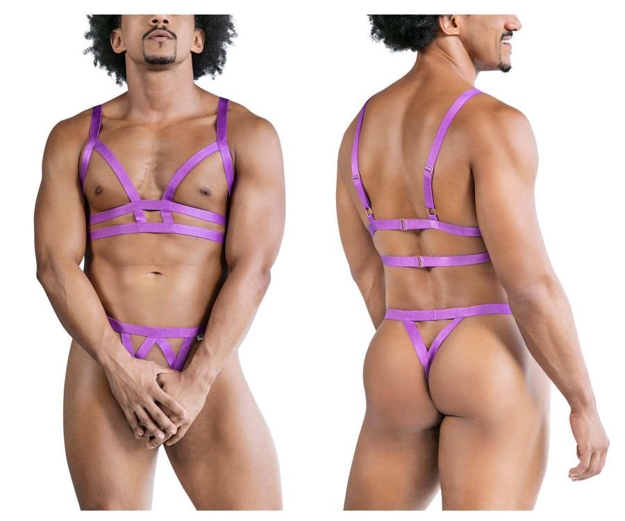  Two Piece Outfit , Color: Violet, Size: S/M