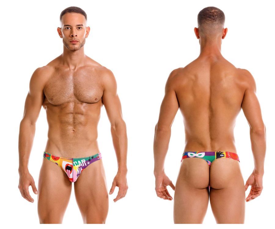 Carnival Thongs , Color: Printed, Size: S