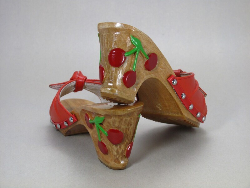 Hand Painted Cherry with Leather straps